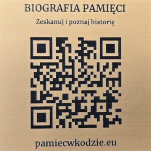 Tabliczka Pamięci - kolor złoty